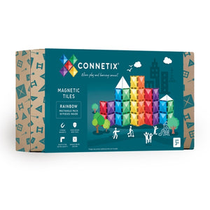 Connetix Rainbow Rectangle Pack - 18 Piece