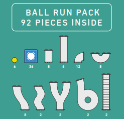 Connetix Ball Run Pack - 92 Piece by Peekasense - Malaysia