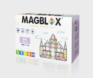 MAGBLOX® 64 pieces Light Colour Set