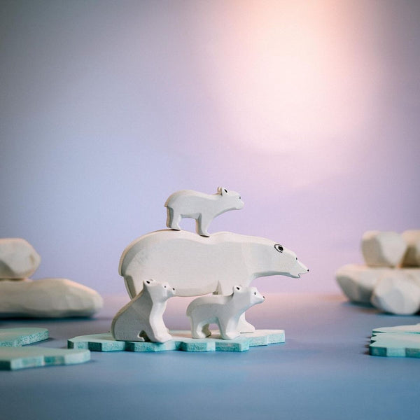 Bumbu Toys Polar Bears & Ice Floe Set